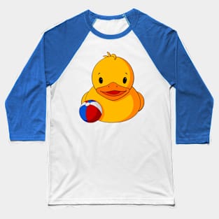 Beach Ball Rubber Duck Baseball T-Shirt